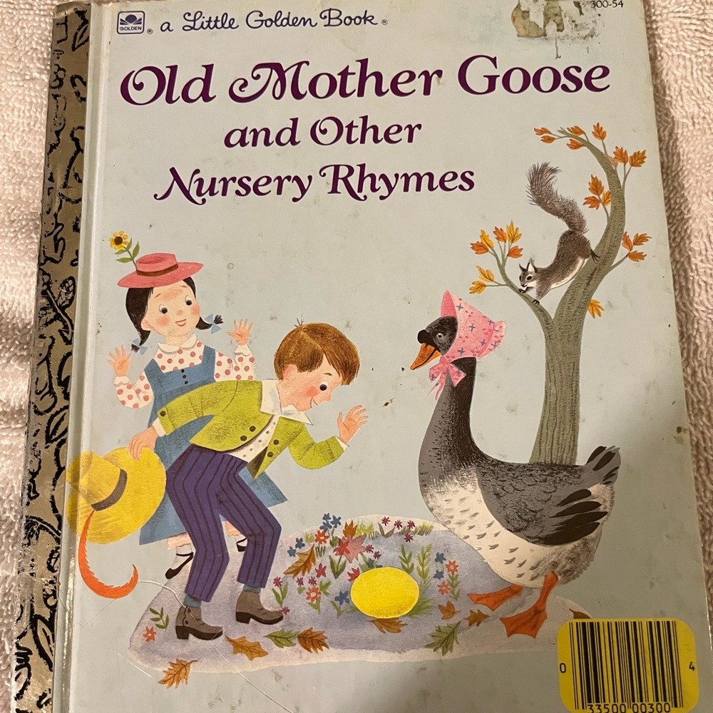 Little Golden Books - Old Mother Goose, Pocahontas, The Tale of Peter Rabbit